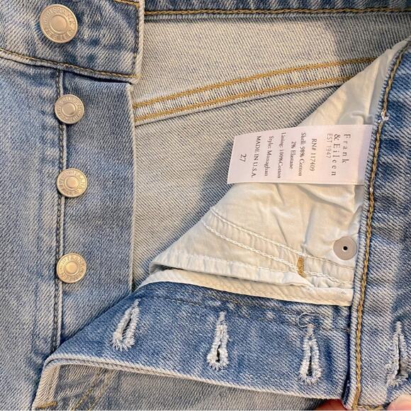 Frank & Eileen Monaghan $328 Mom Jeans Italian Denim NWOT 27 - Picture 7 of 15
